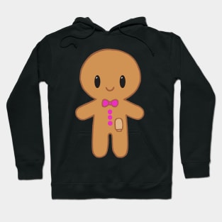 Gingerbread man with Ostomy (Pink) Hoodie